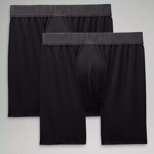 NWT Lululemon Mens Built to Move Underwear - 2 Pack - Black - M